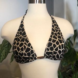 Victoria’s Secret Giraffe Print Bikini Top•szL